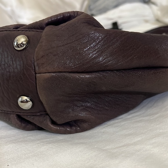 Purple leather Michael Kors bag purse - Picture 4 of 10